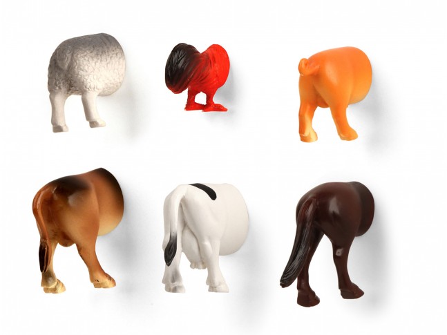 Animal Butt Magnets Farm