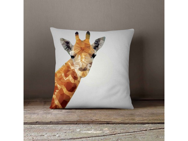 Geometric Giraffe Pillowcase