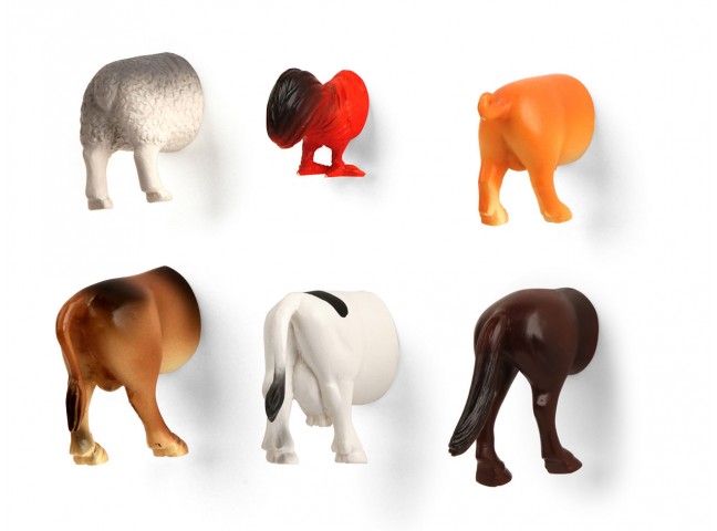 Animal Butt Magnets Farm