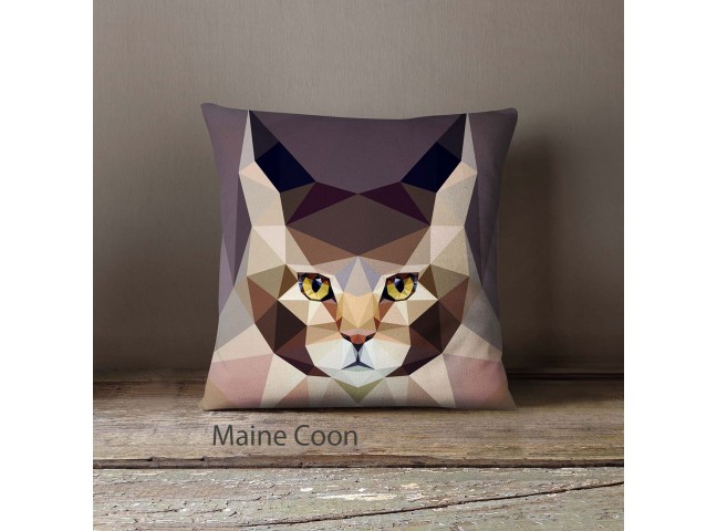 Geometric Cat Pillowcases