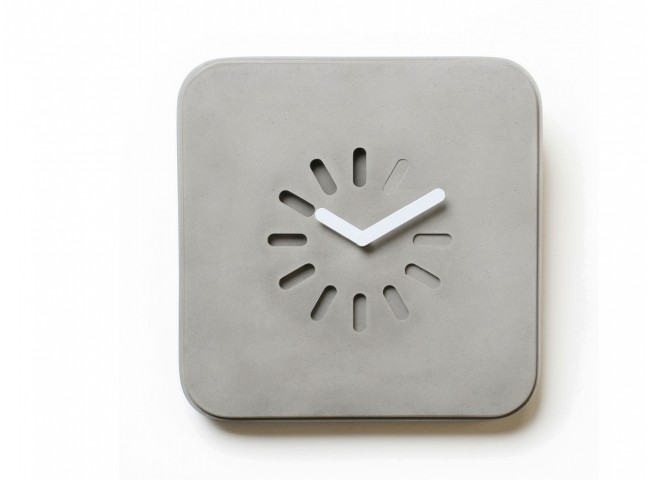 Life in Progress Concrete Clock