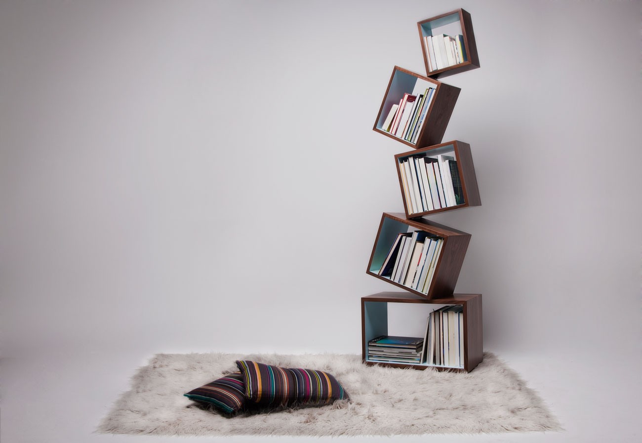 Equilibrium Wood Bookcase