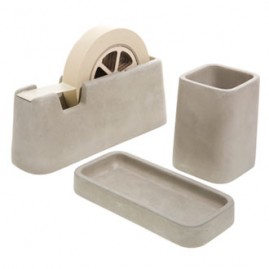 Concrete Desk Set