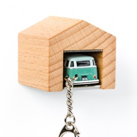 VW Bus Keychain + Garage