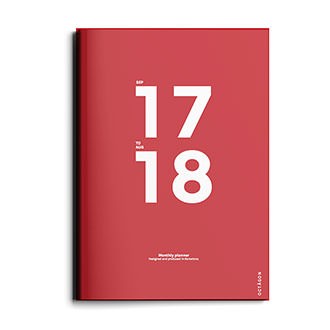 Monthly Planner 17/18