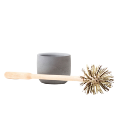 Toilet Brush with Concrete Base