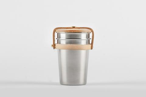 Stainless Steel Cups -Set of 2