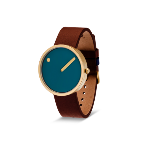 Picto Leather Watch